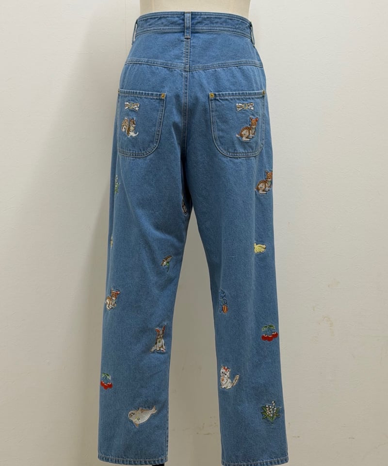 yukiemon】fortune刺繍デニムパンツ（M・2L） | EGAMI OFFICIA