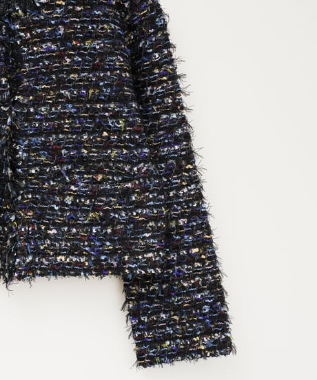【COOHEM〈women's〉】FEATHER MIX TWEED JACKET_250828004515