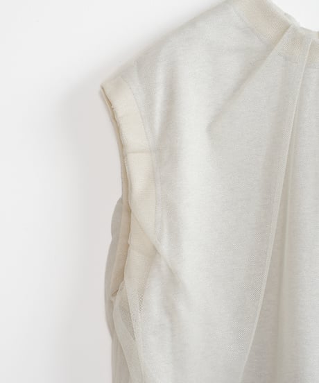 【hwyl】Tulle Layered Tops_24041100205