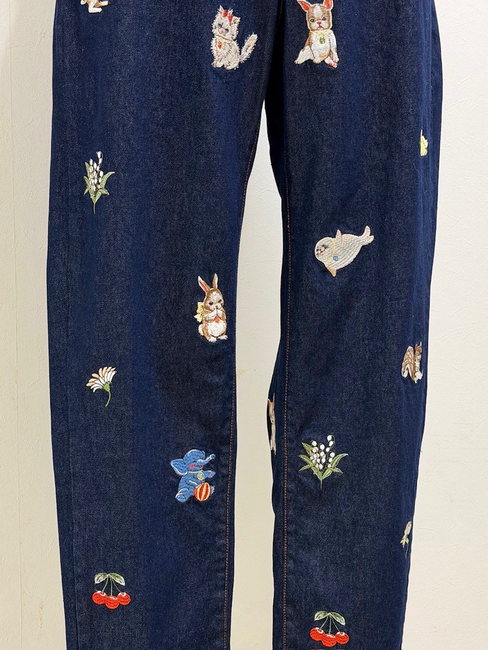 yukiemon】fortune刺繍デニムパンツ（M・2L） | EGAMI OFFICIA