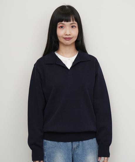 【Yonetomi】GIMA COTTON TENJIKU KNIT P/O_250129001305