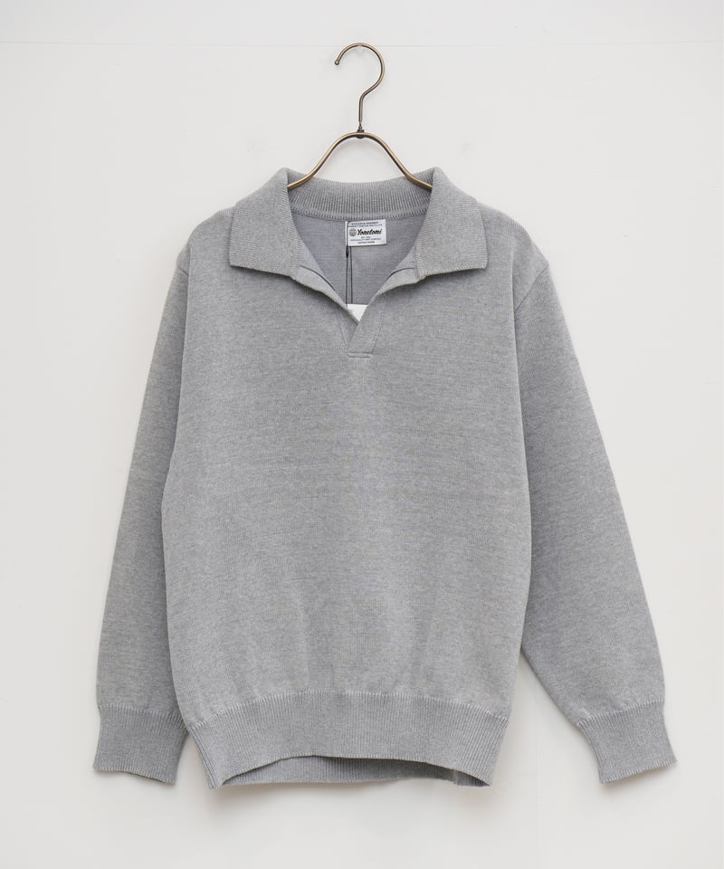 Yonetomi】GIMA COTTON TENJIKU KNIT P/O_25012900