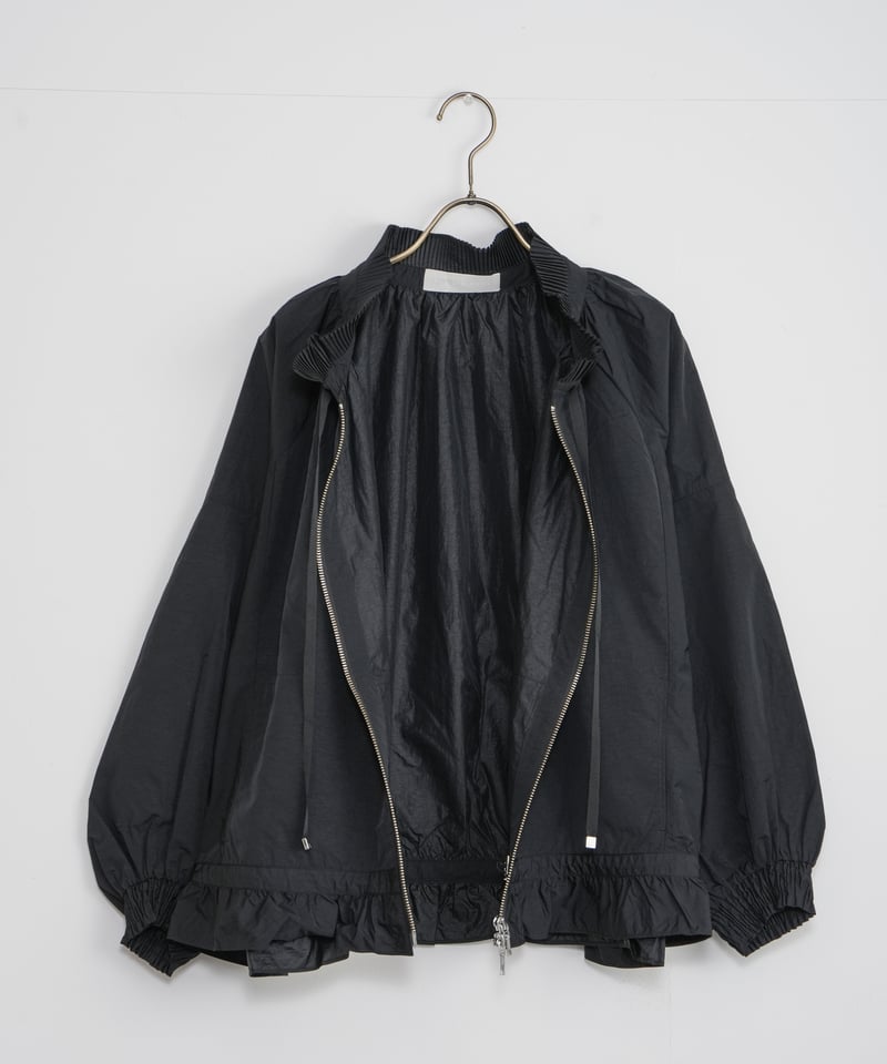 MARILYN MOON】Pleated nylon sheer blouson | EGA