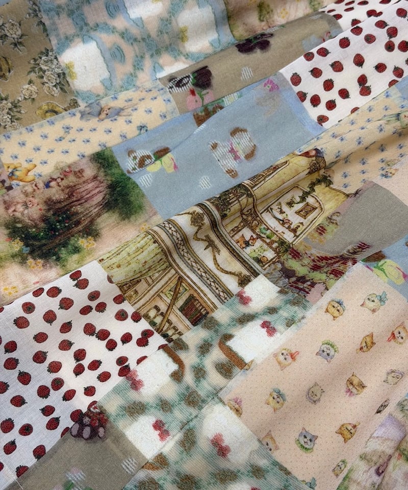 yukiemon】テキスタイル丈短めスカート（Mのみ） | EGAMI