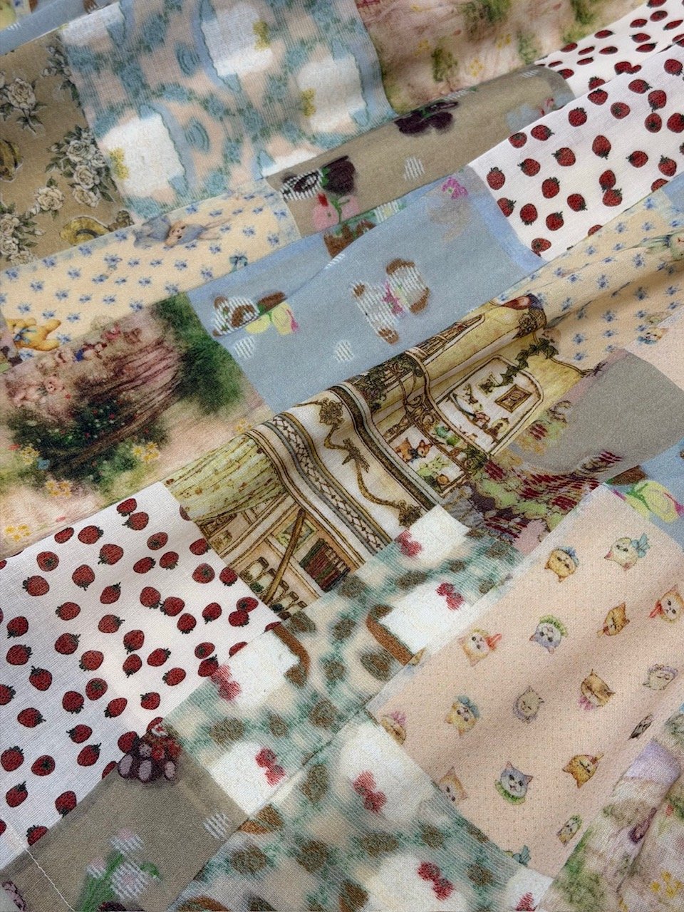 週末値下げ　yukiemon アーカイブパッチワークスカート　ダークＭサイズ 週末値下げ yukiemon アーカイブパッチワークスカート ダークM