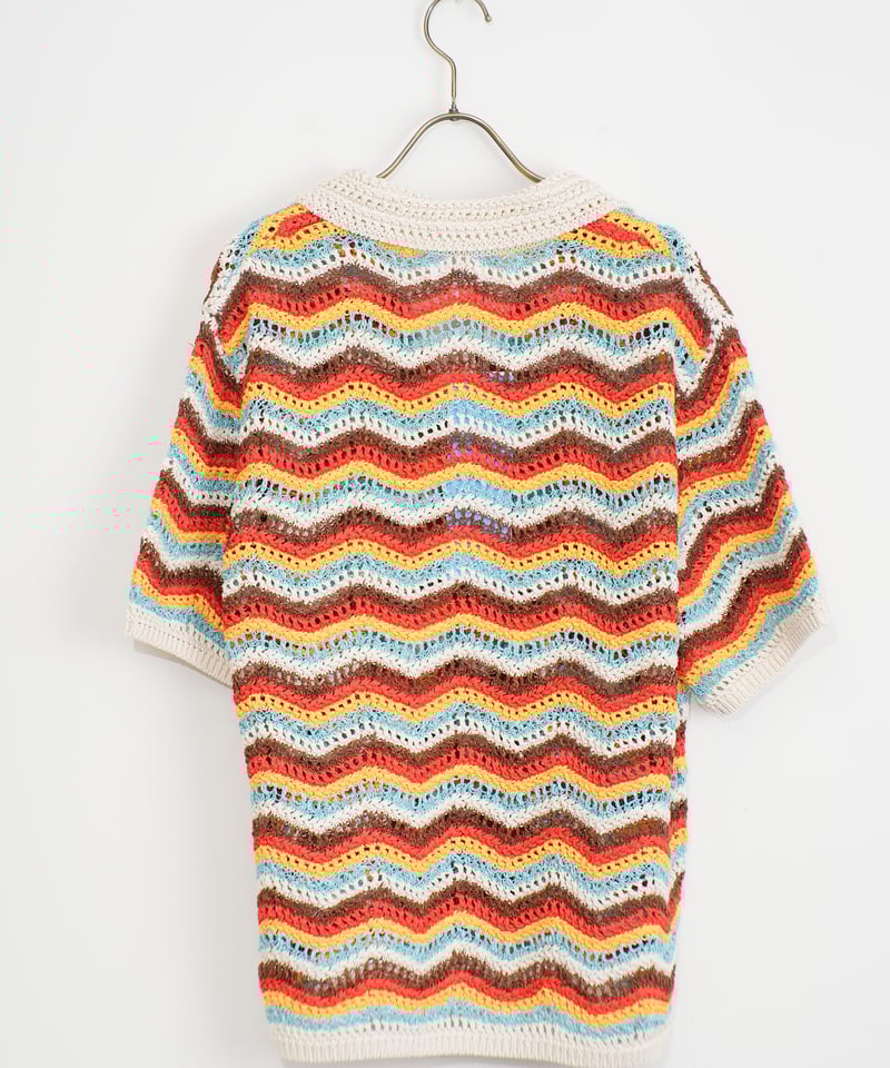 COOHEM〈women's〉】ZIGZAG SUKASHI KNIT P/O_250326