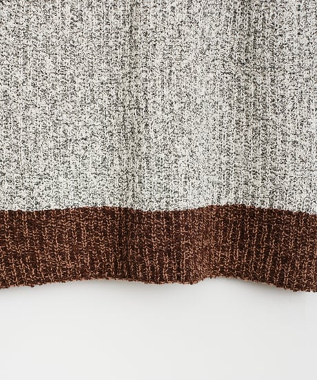 【YENN】BI COLOR KNIT VEST_250730003042