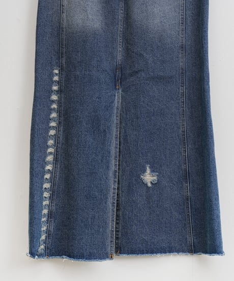 【YENN】DENIM MERMAID SK＿250502007952