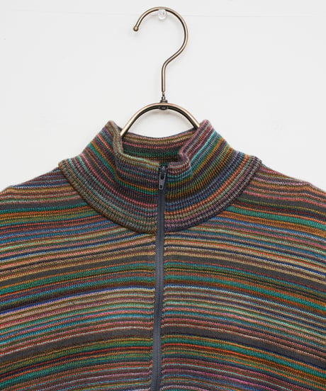 【COOHEM〈women's〉】MULTI KASURI TENJIKU KNIT PULLOVER_250802003310