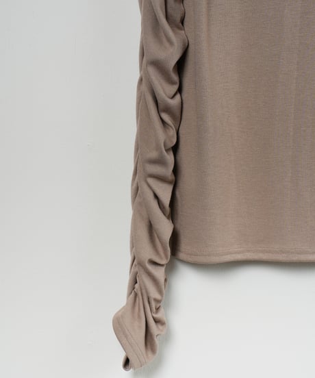 【AGAWD】Shirring Sleeve Tops_250120001067
