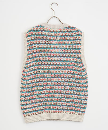 【COOHEM〈men's〉】SUKASHI BORDER KNIT V/T_250326005063