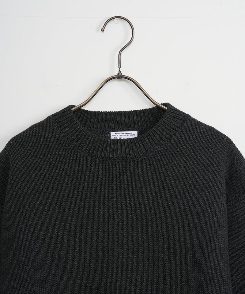 Yonetomi】WASHI COTTON KNIT P/O_241226000202 |