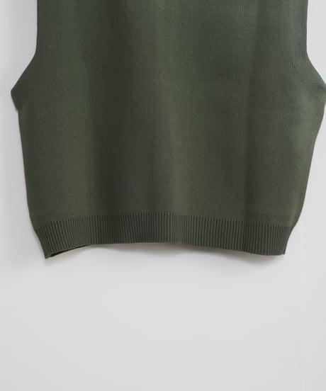 【YENN】DOUBLE FACE KNIT VEST_240418002550