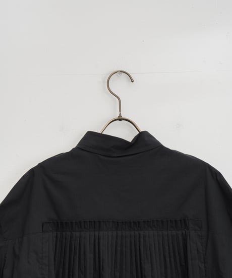 【Lallia Mû】バックプリーツシャツ＿250503008012