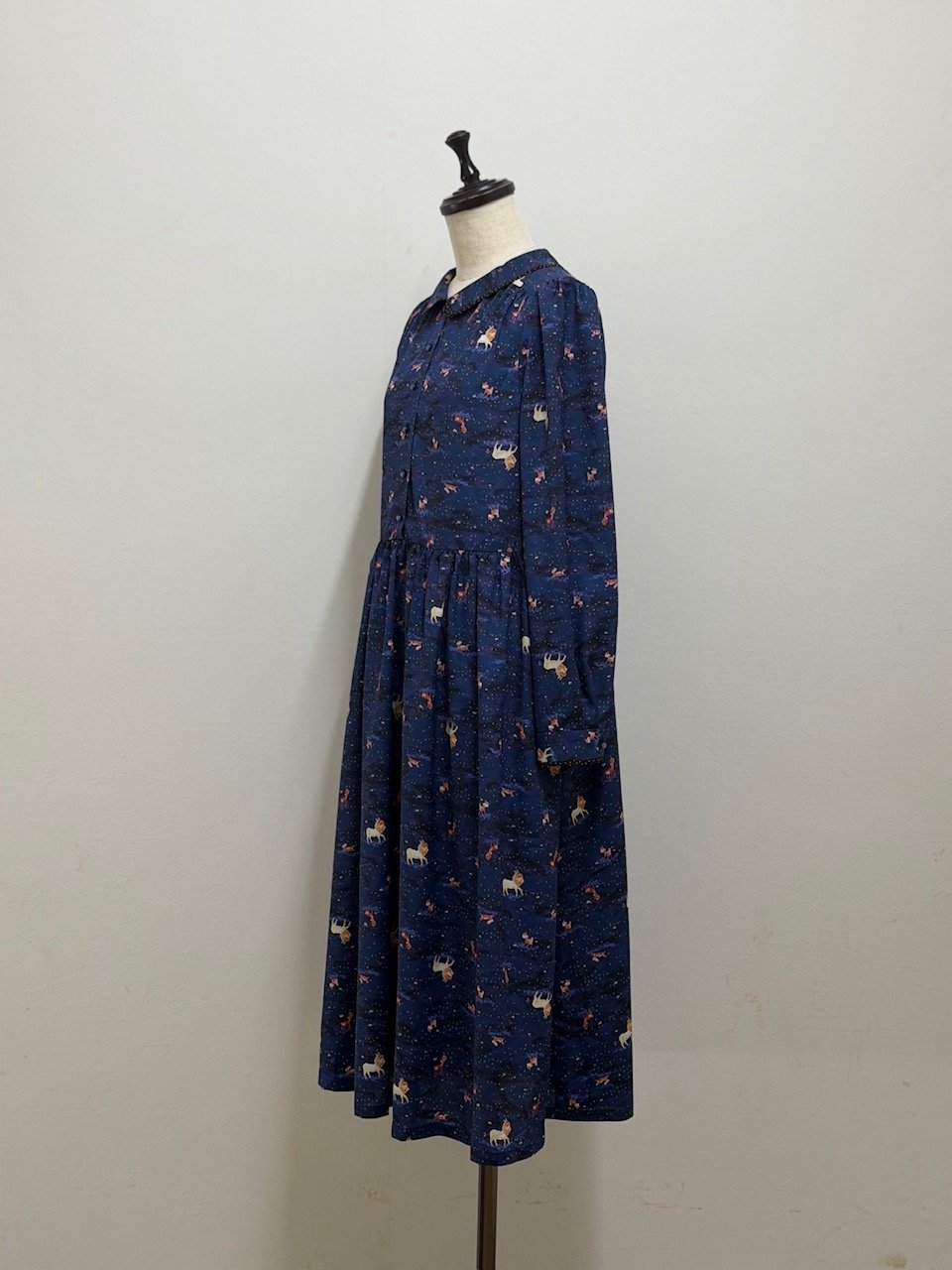 yukiemon】テキスタイルシックワンピース（デシン）（M・3L） | EGAMI