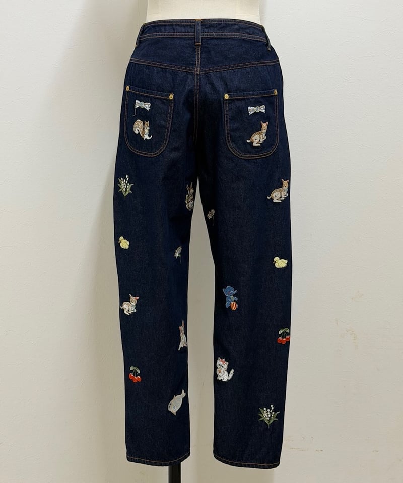yukiemon】fortune刺繍デニムパンツ（M・2L・3L） | EGAMI OFFI