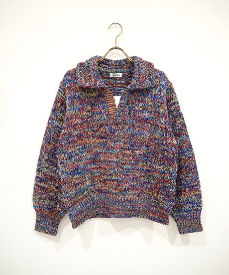 【COOHEM〈women's〉】COLORMIX BIG TENJIKU PULLOVER