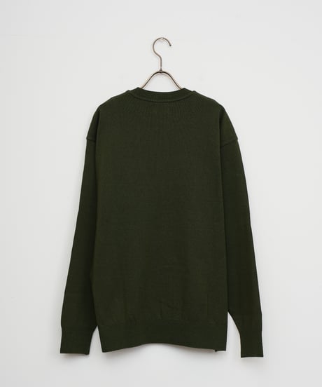 【Yonetomi〈unisex〉】WAVE COTTON KNIT PULLOVER_250802003325