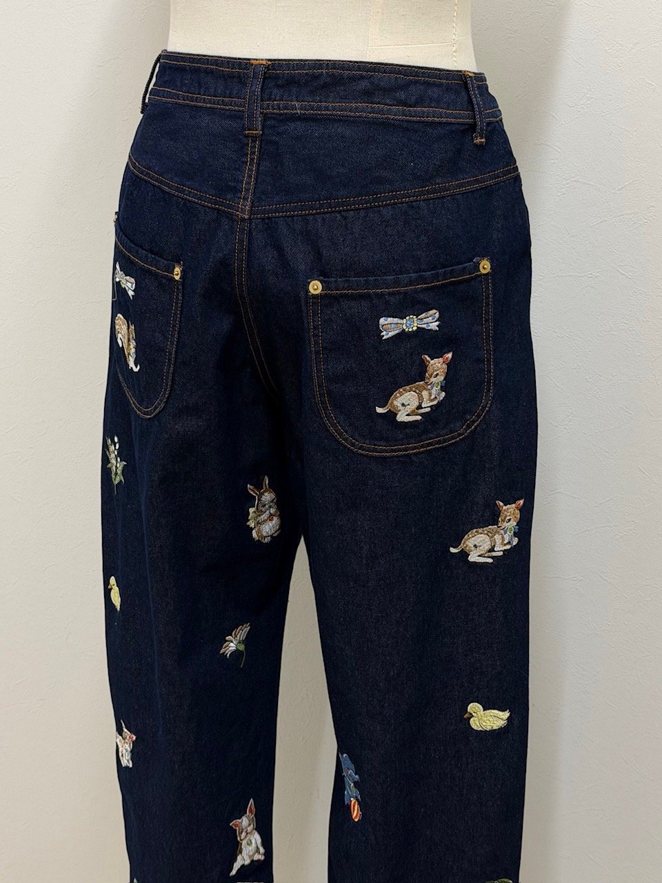 yukiemon】fortune刺繍デニムパンツ（M・2L） | EGAMI OFFICIA