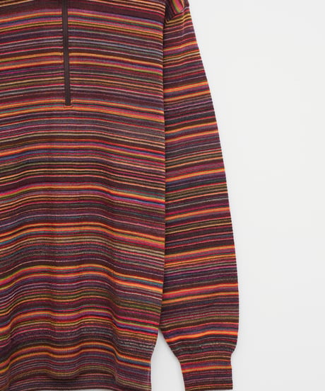 【COOHEM〈men's〉】MULTI KASURI TENJIKU KNIT PULLOVER_250802003318