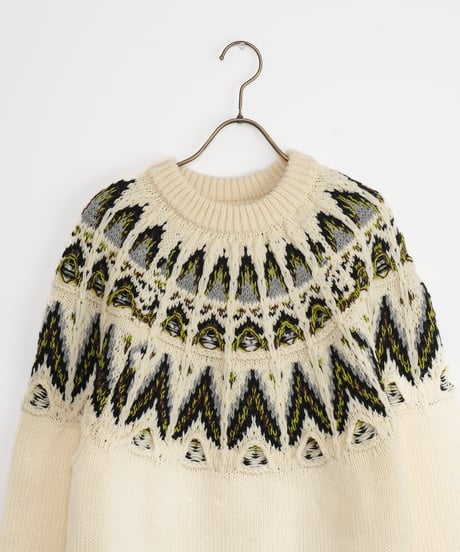 【COOHEM〈men's〉】NORDIC KNIT P/O