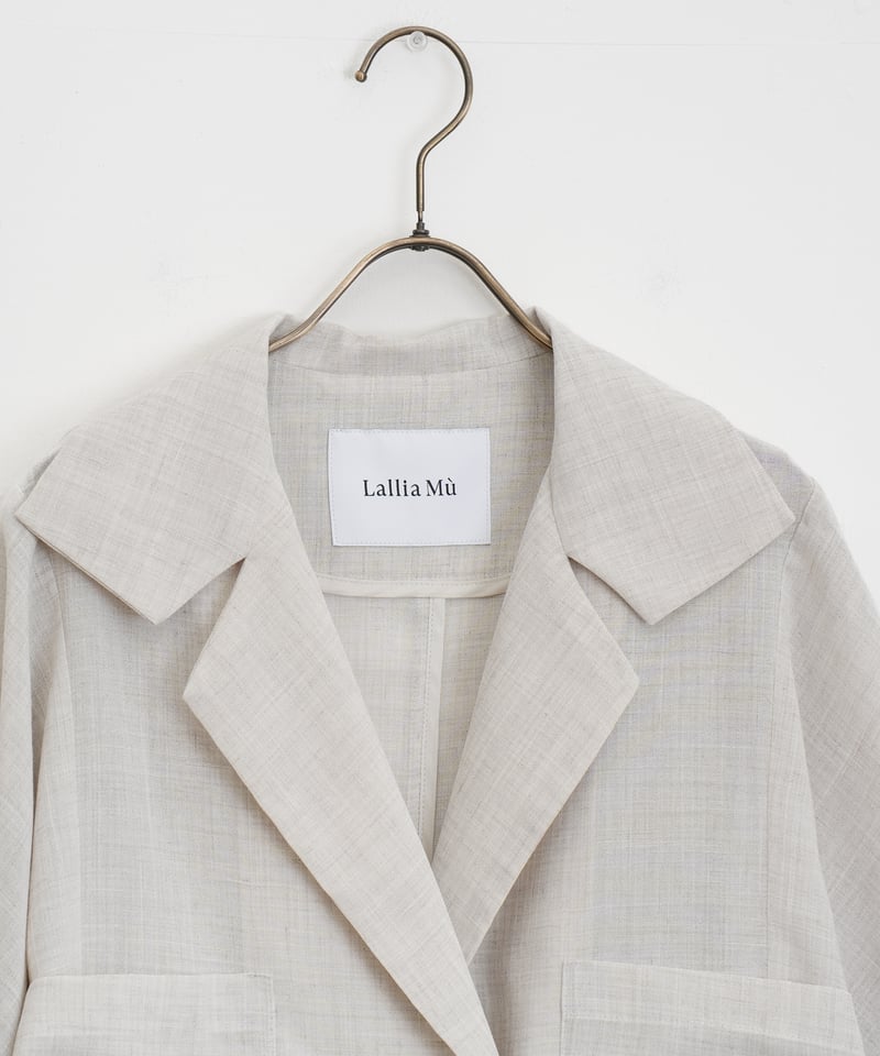 Lallia Mû】ハーフスリーブダブルジャケット_250408005958