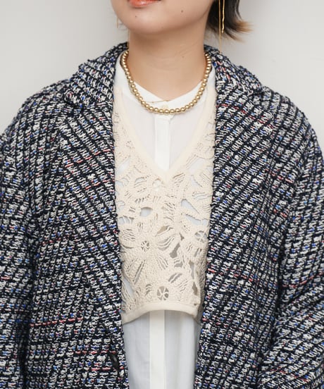 【COOHEM】TRICOLOR TWEED J/K_250129001304