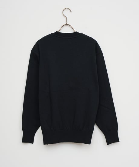 【Yonetomi〈unisex〉】WAVE COTTON KNIT PULLOVER_250802003325