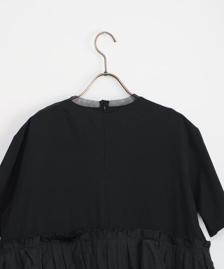 【MARILYN MOON】Raffle pleats layered dress_240404001503