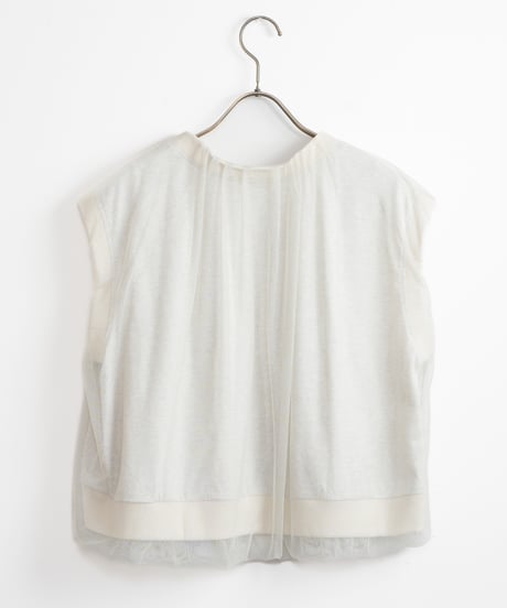 【hwyl】Tulle Layered Tops_24041100205