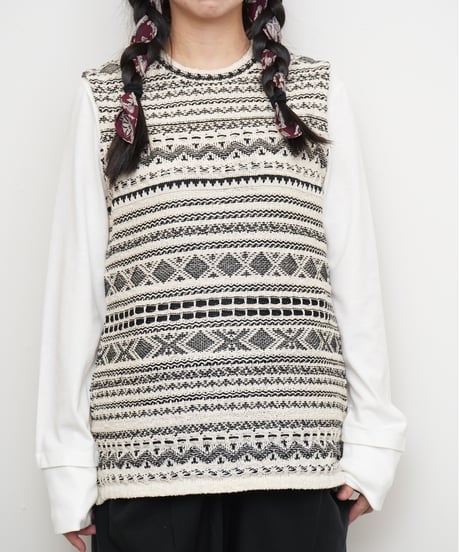 【COOHEM〈women's〉】SUMMER NORWEGIAN KNIT P/O_250326005058