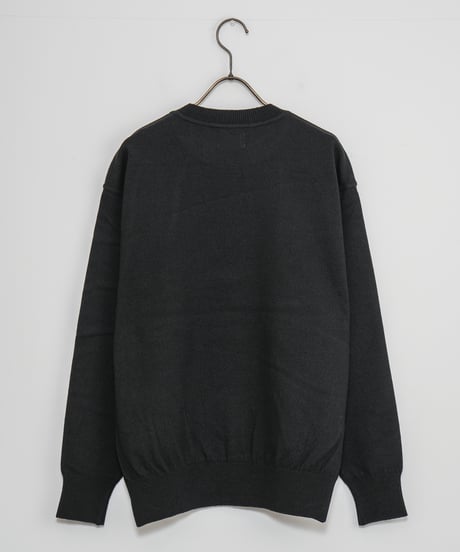 【Yonetomi〈unisex〉】WAVE COTTON KNIT P/O〈SOLID〉_240727009869