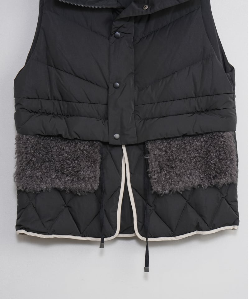 Lallia Mû】ファーポケットダウンベスト_240926003831 | EGAMI O