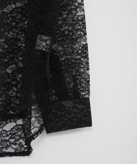 【MARILYN MOON】Organdy lace 2way shirt_240115005079