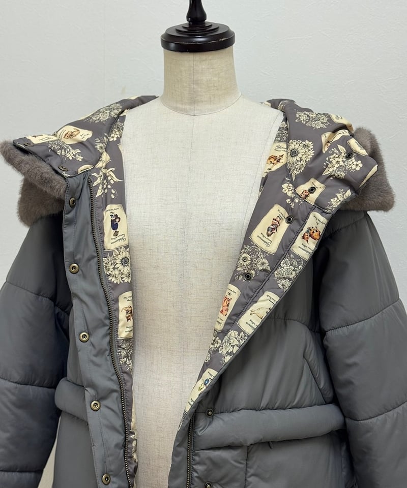 yukiemon】ぷくぷくテキスタイルリバーコート（3L） | EGAMI OFFICIAL