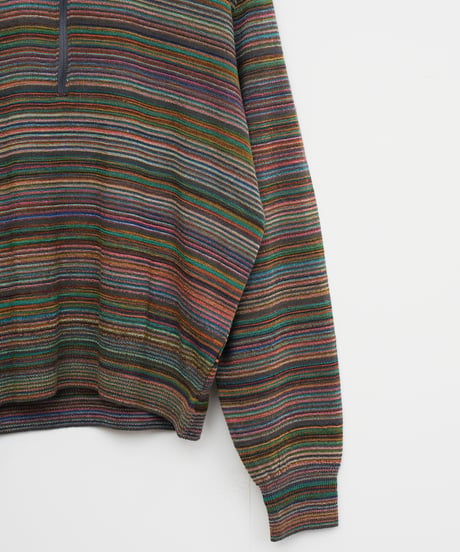【COOHEM〈women's〉】MULTI KASURI TENJIKU KNIT PULLOVER_250802003310