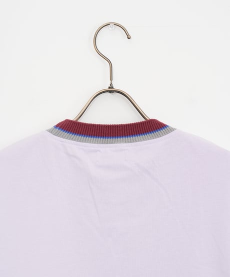 【COOHEM〈women’s〉】KNIT DETAIL RINGER T-SHIRT