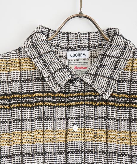 【COOHEM〈men's〉】SUKASHI CHECK TWEED S/T_250326005065