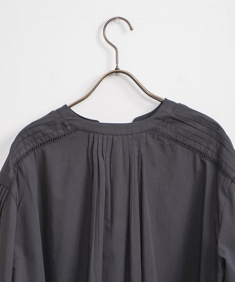 【MARILYN MOON】Original flower embroidery scallope blouse