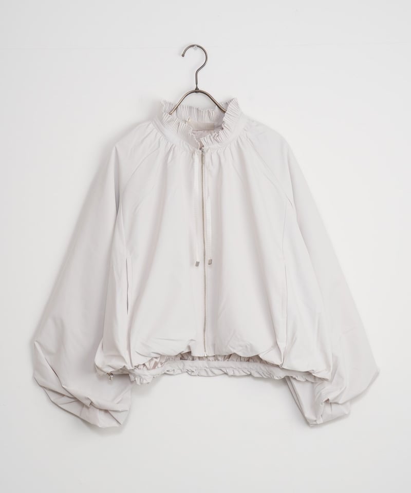 MARILYN MOONマリリンムーン　プリーツツイルバルーンスリーブブルゾン MARILYN MOON】プリーツツイルバルーンブルゾン（テーラード