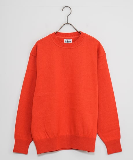 【Yonetomi〈unisex〉】WAVE COTTON KNIT P/O〈SOLID〉_240727009869