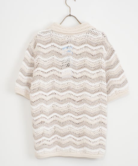 【COOHEM〈women's〉】ZIGZAG SUKASHI KNIT P/O_250326005055