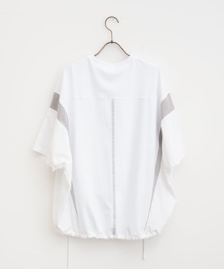 【Parc.1】タフタ×メッシュトップス＿250510008307