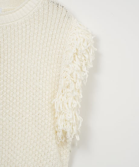 【CHIGNON】フリンジパネルベスト_250215002412