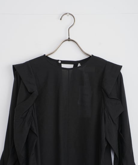 【MARILYN MOON】Tuck sleeve blouse_240115005080