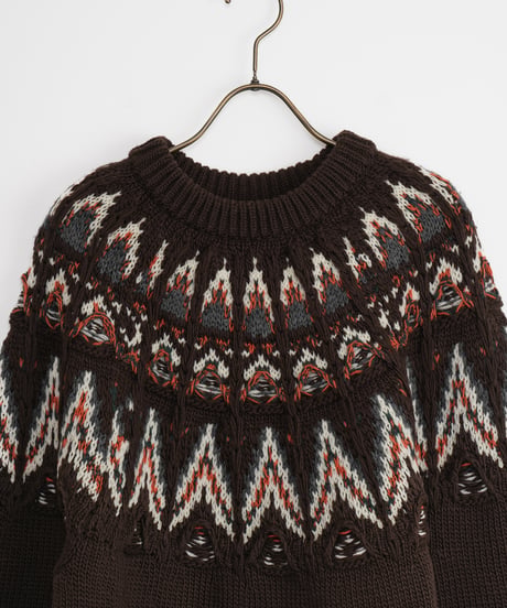 【COOHEM〈women's〉】NORDIC KNIT P/O_241003004352