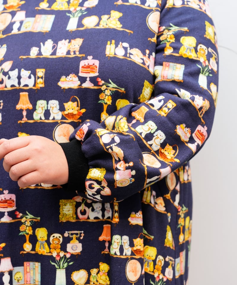 yukiemon【3L】バンビーナスウェットワンピース | EGAMI OFFICIAL WE 