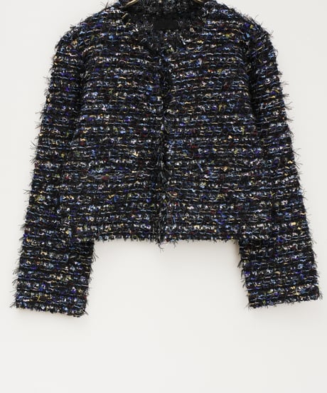 【COOHEM〈women's〉】FEATHER MIX TWEED JACKET_250828004515