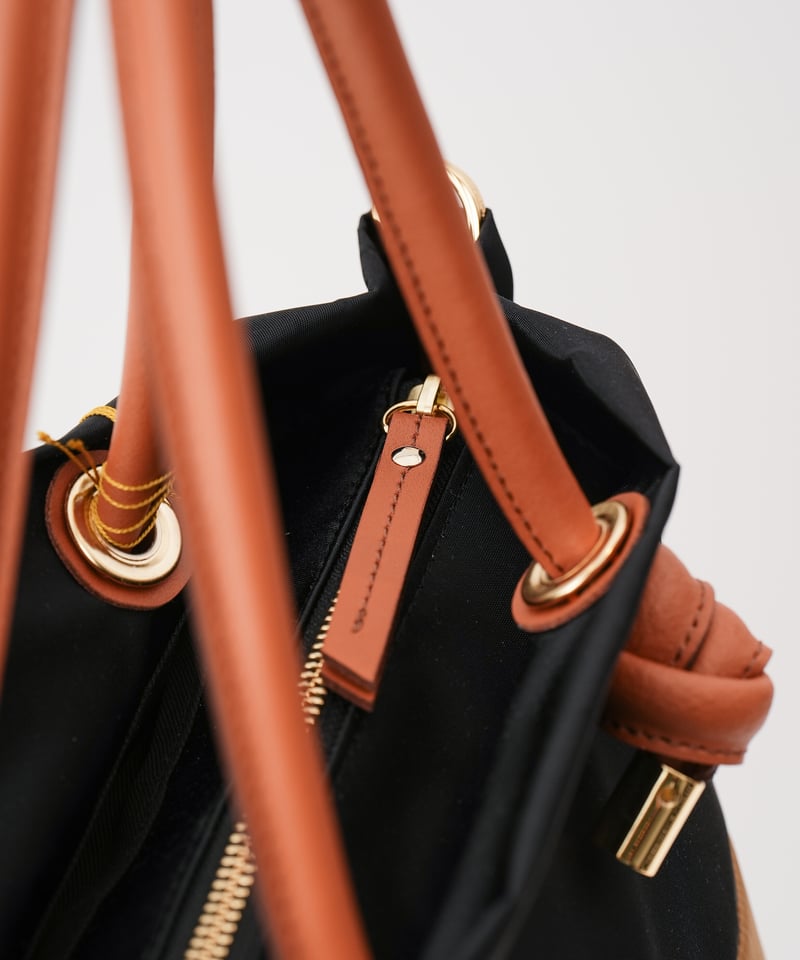 【新品】VIOLAd’ORO ヴィオラドーロ　ノットハンドルナイロントートS VIOLAd'ORO (ヴィオラドーロ) ノットハンドルナイロントートS