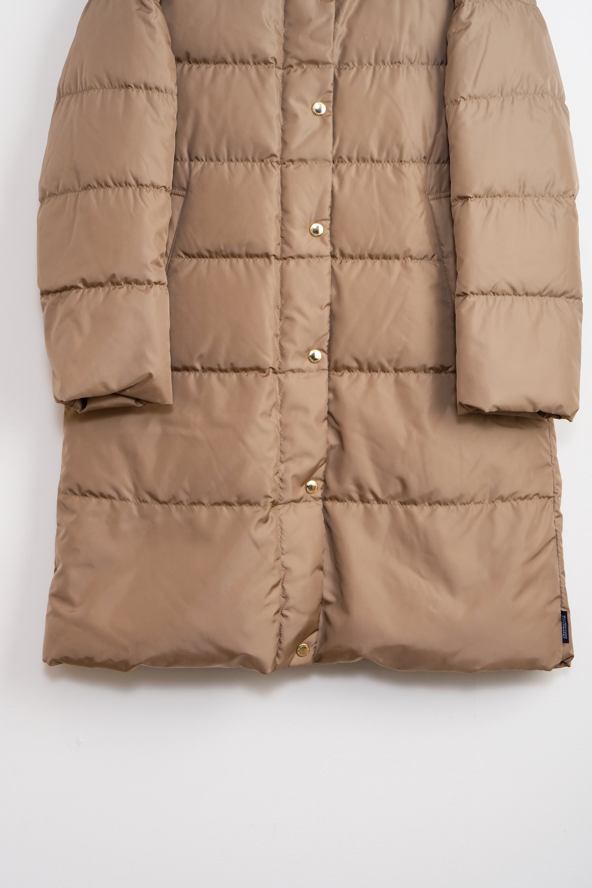MACKINTOSH PHILOSOPHY - 美品　マッキントッシュフィロソフィー ロングダウンコート ファー付き キャメル MACKINTOSH PHILOSOPHY】フーデッドロングダウンコート_231023009